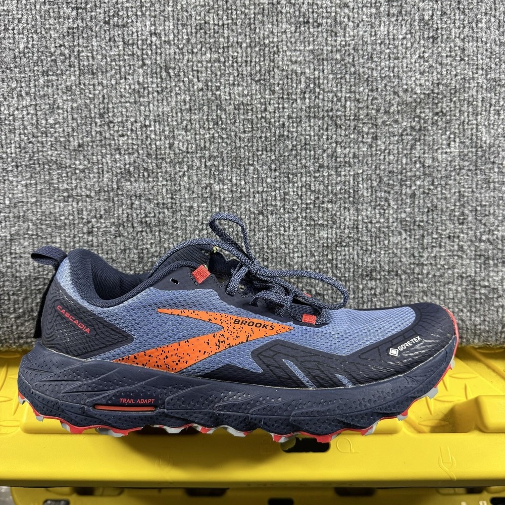Brooks Cascadia Shoes Womens Size 11 Blue Trail Running Gore-Tex 1203911B460